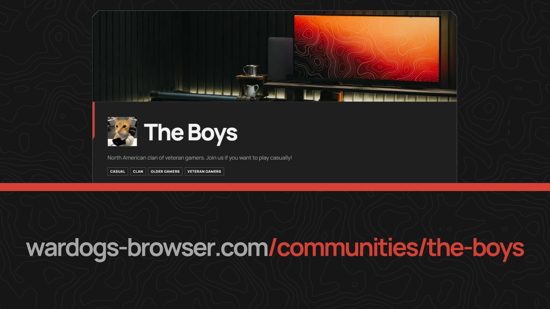 Individual listing page on WARDOGS Browser