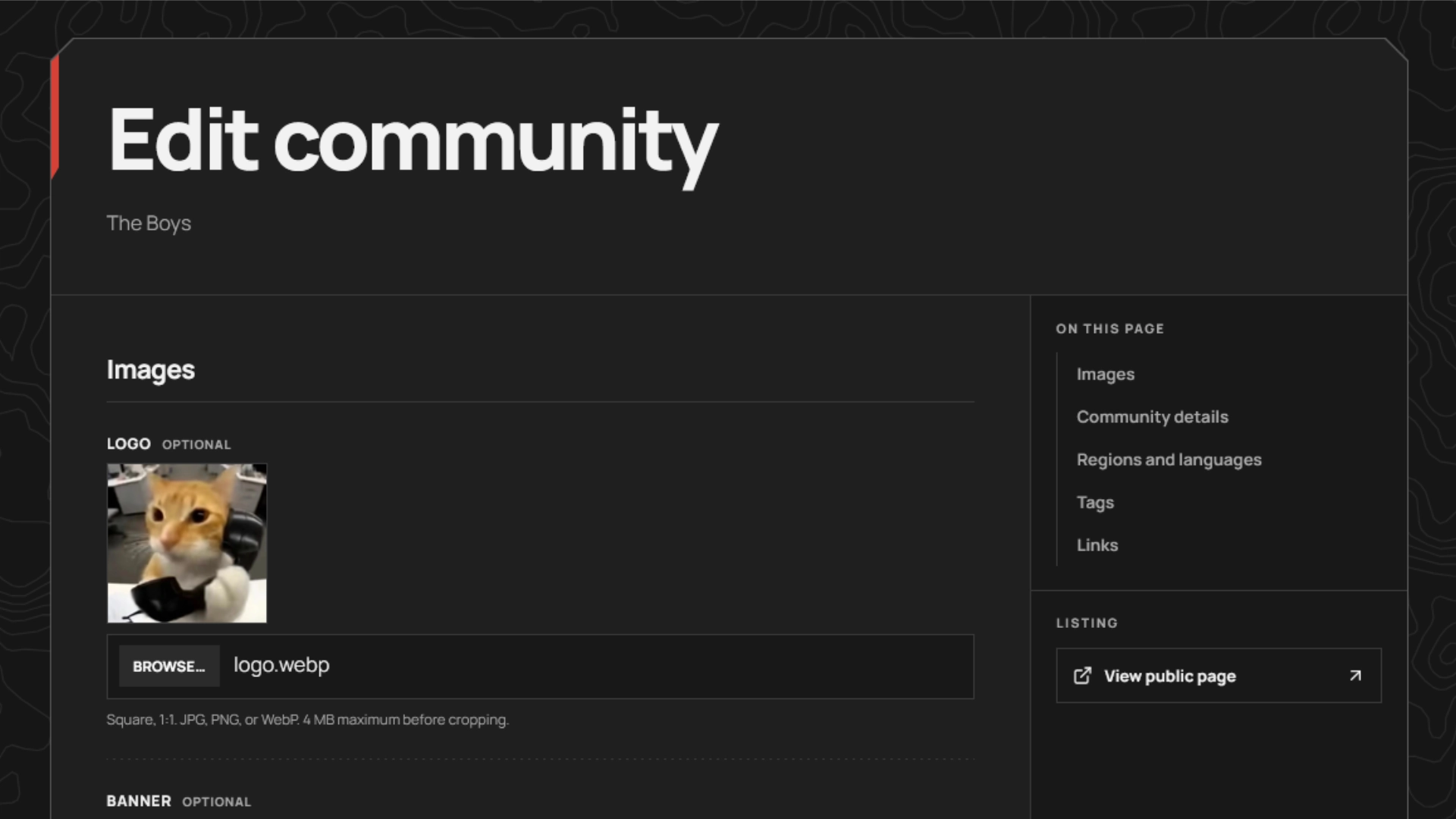 WARDOGS Browser listing form